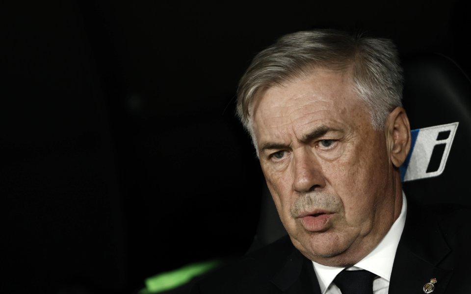 Наставникът на Реал Мадрид - Карло Анчелоти, не остана доволен