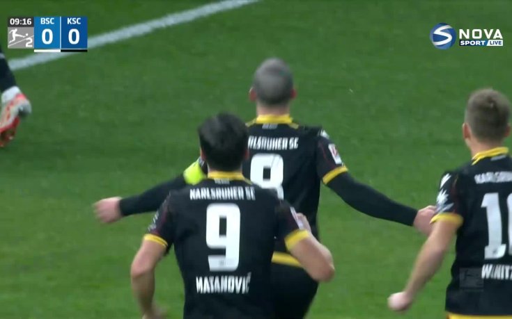 Херта Берлин - Карлсруе 2:2 /репортаж/