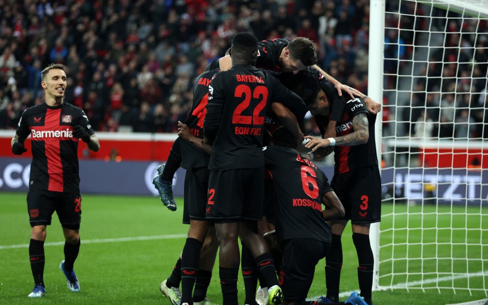 Отборът на Байер Леверкузен разби с 4:0 Унион Берлин като