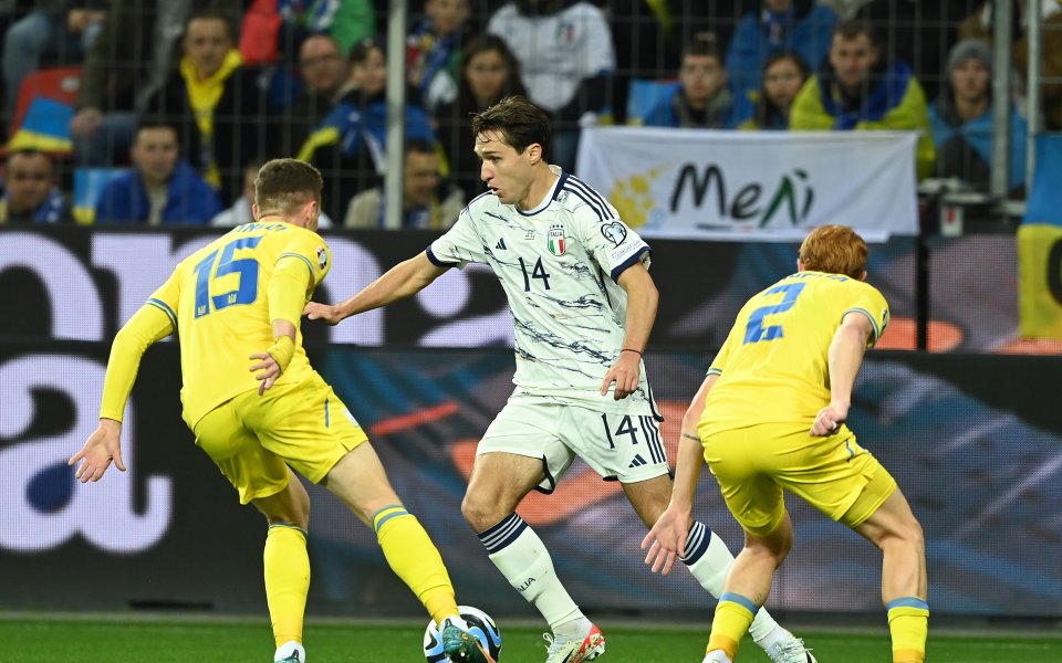 Украйна и Италия завършха 0:0 в решителен квалификационен мач от Евро