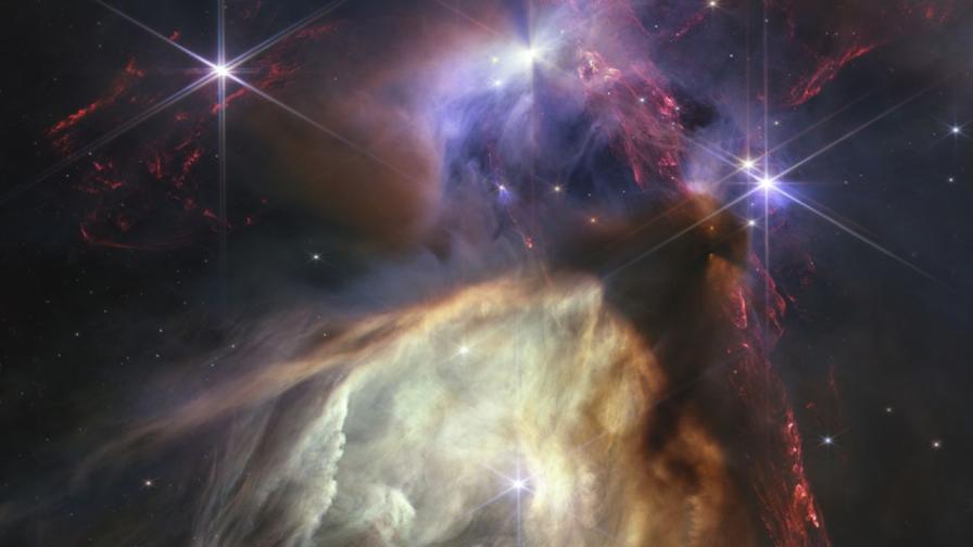 Раждане на звезда в Млечния път, заснето от телескопа "Джеймс Уеб"