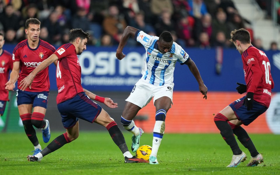 Реал Сосиедад направи добър мач при гостуването на Осасуна, но