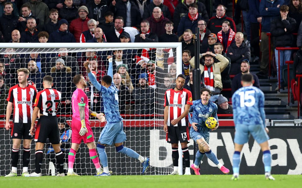 Брентфорд - Астън Вила, Висша лига