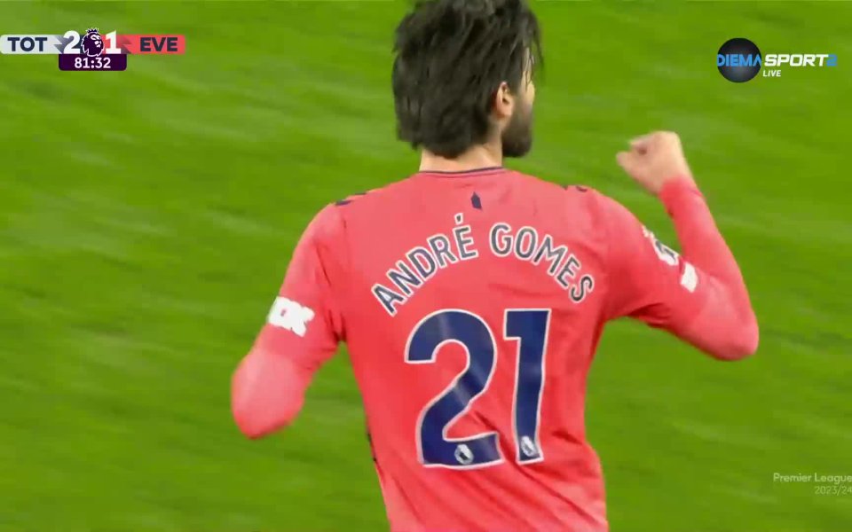 Евертън успя да се върне в двубоя срещу Тотнъм в