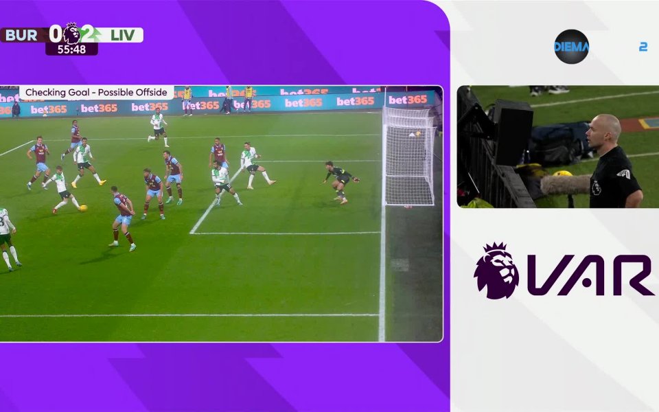 Ливърпул стартира с натиск и второто полувреме срещу Бърнли, а