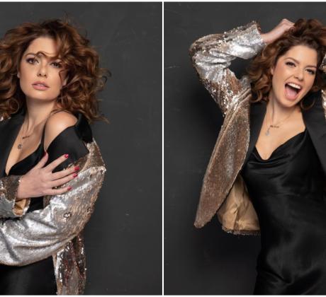 Актрисата и телевизионна водеща Александра Сърчаджиева втрещи многобройната си публика