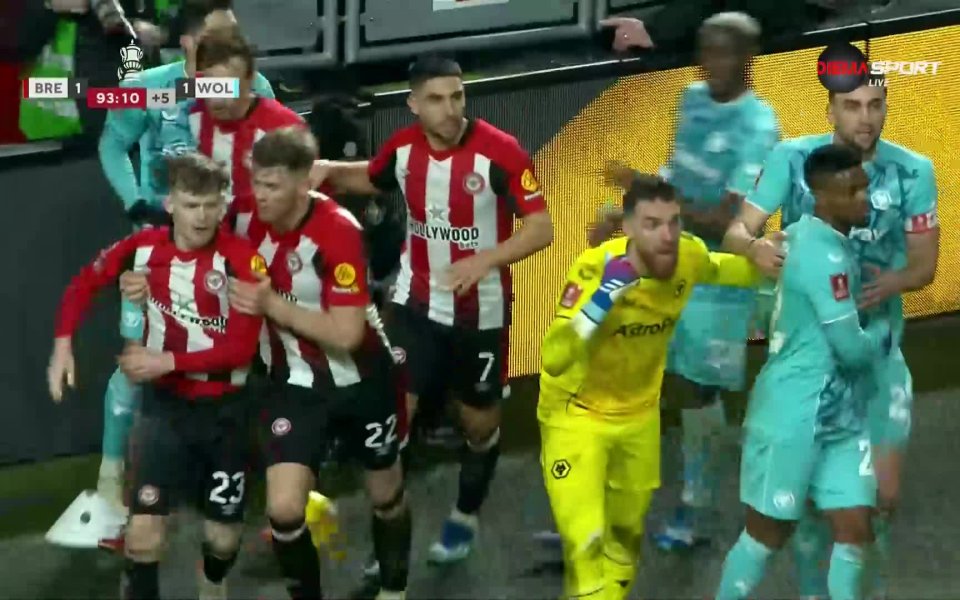 Брентфорд и Уулвърхемптън не се победиха в мач от третия