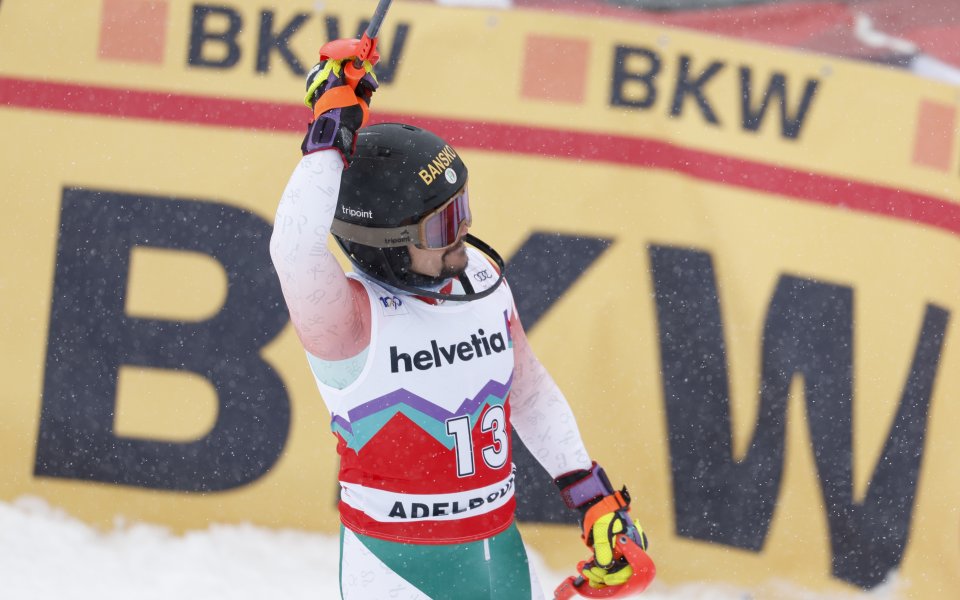 Алберт Попов завърши на 15-то място в слалома в Аделбоден,