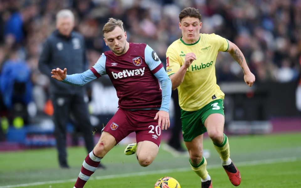 Уест Хем завърши 1:1 с Бристол Сити в мач от