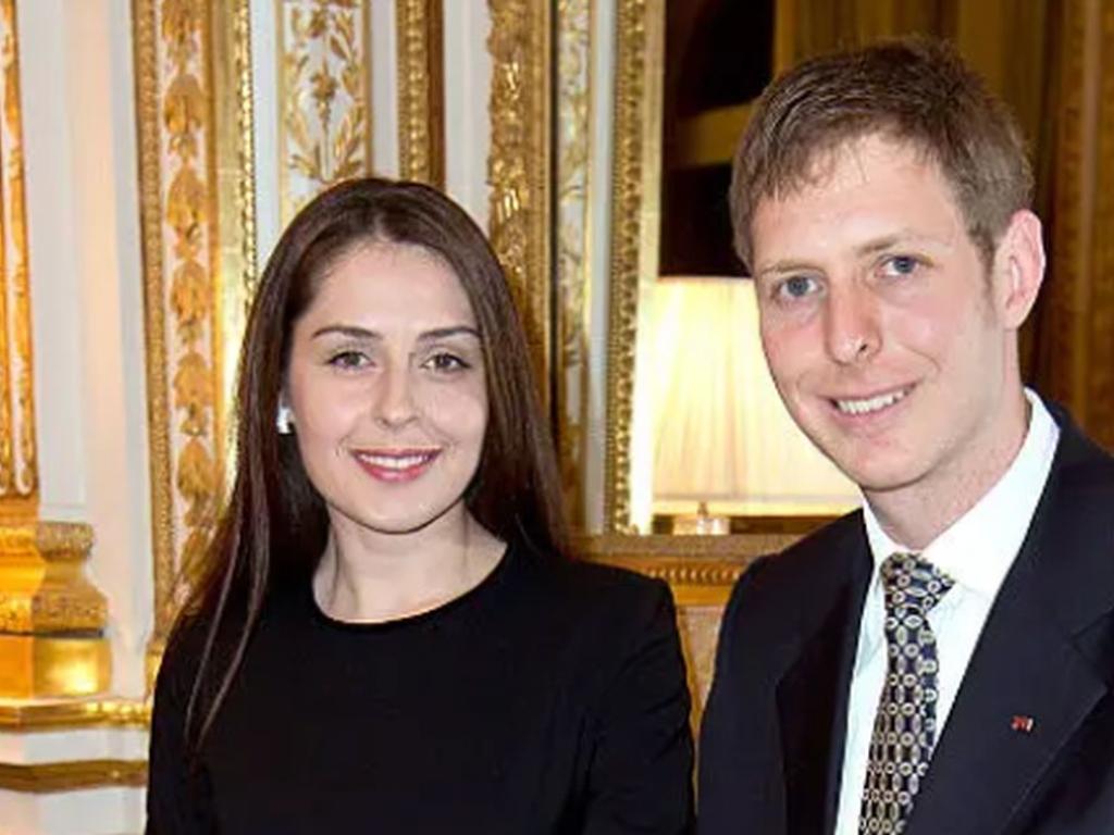 Престолонаследникът принц Лека II и принцеса Елия от Албания тръгват