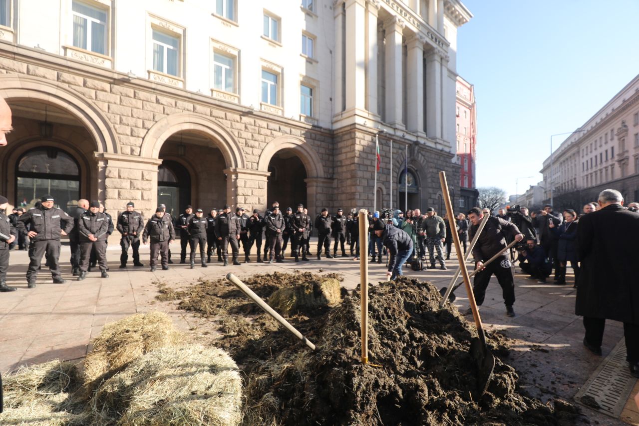 <p>&quot;Възраждане&quot; протестира пред Конституционния съд по повод референдума за запазване на лева</p>