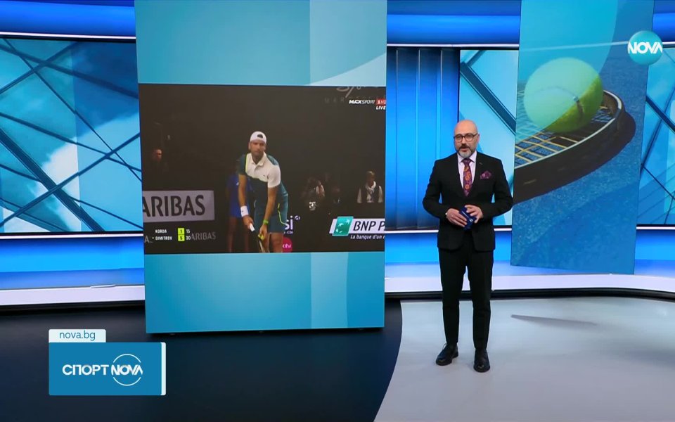 Григор Димитров победи Себастиан Корда с 2:0 (6:1, 7:6) на