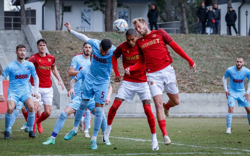 Вицешампионът ЦСКА играе при резултат 0:0 в последната си контрола