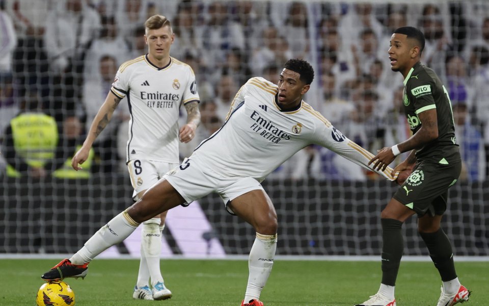 НА ЖИВО: Реал Мадрид 3:0 Жирона, шедьовър на Винисиус