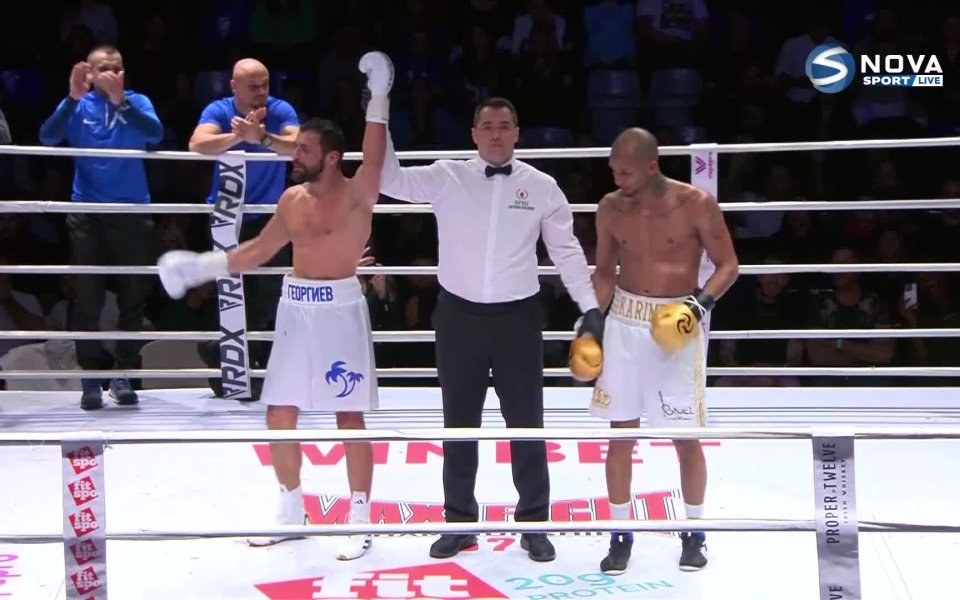 Владимир Георгиев победи Хуан Руис Мартин на боксовата гала MAX