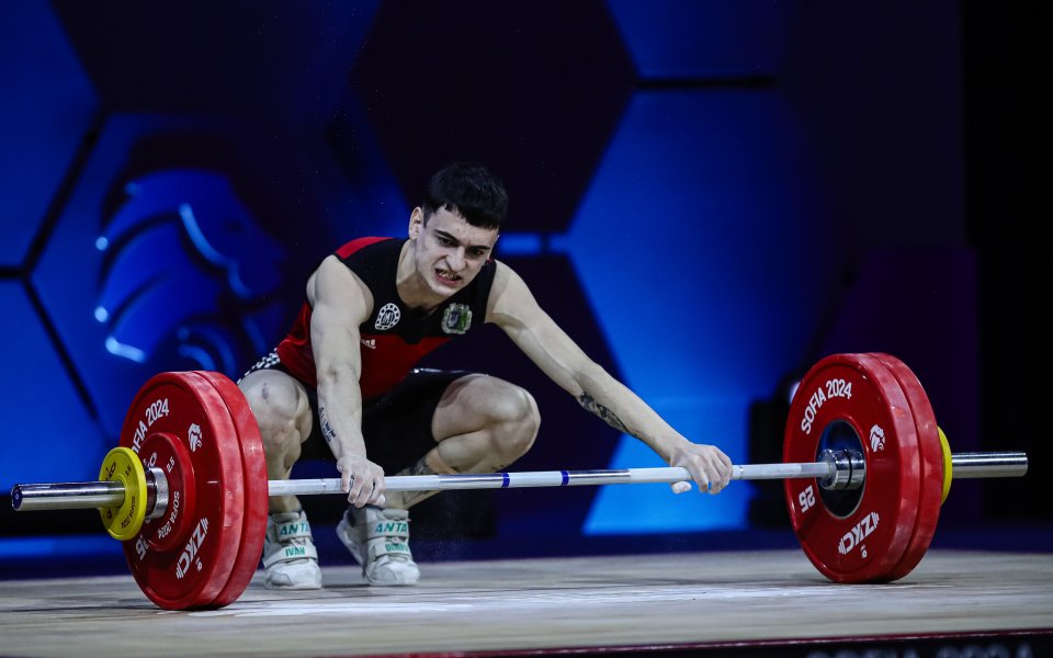 Габриел Маринов и Иван Димов на ЕП по вдигане на тежести