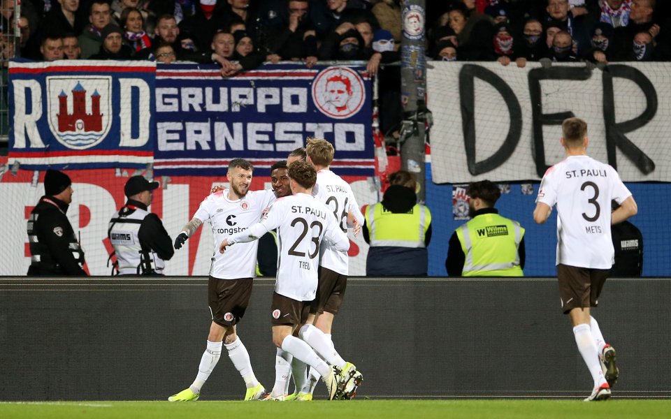 Холщайн Кийл - Санкт Паули 3:4 / Втора Бундеслига, 23-и кръг, 23.02.2024 г.