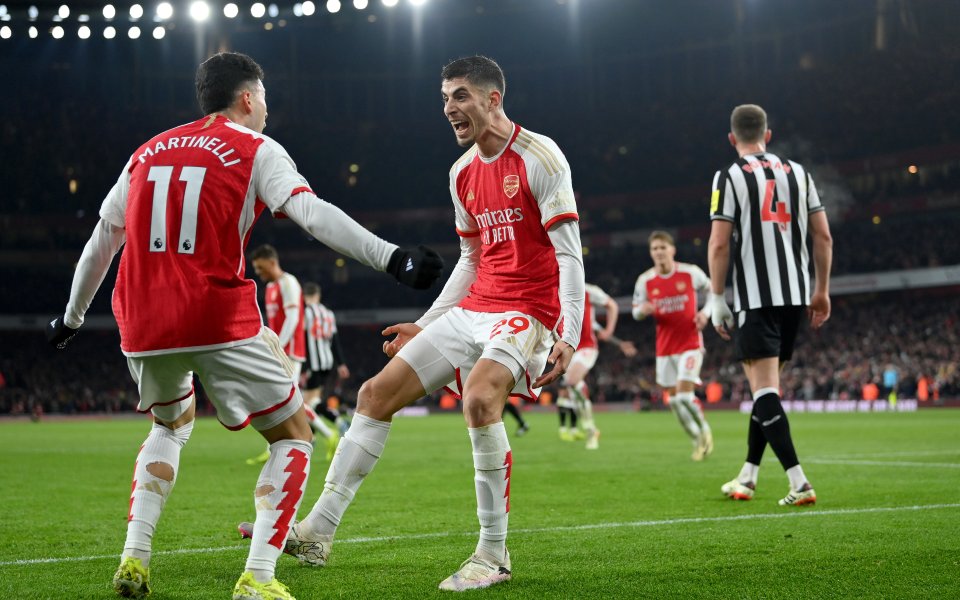 Отборът на Арсенал разби с 4:1 Нюкасъл в мач от 26-ия