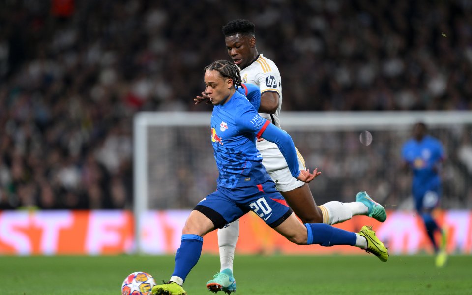 Реал Мадрид и РБ Лайпциг играят при резултат 0:0 в мач-реванш