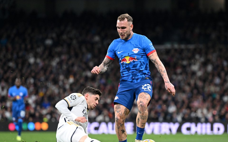 Реал Мадрид и РБ Лайпциг играят при резултат 0:0 в мач-реванш