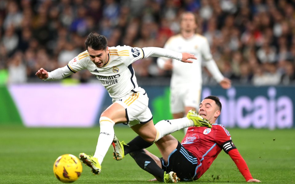 Реал Мадрид и Селта Виго играят при резултат 1:0 в двубой