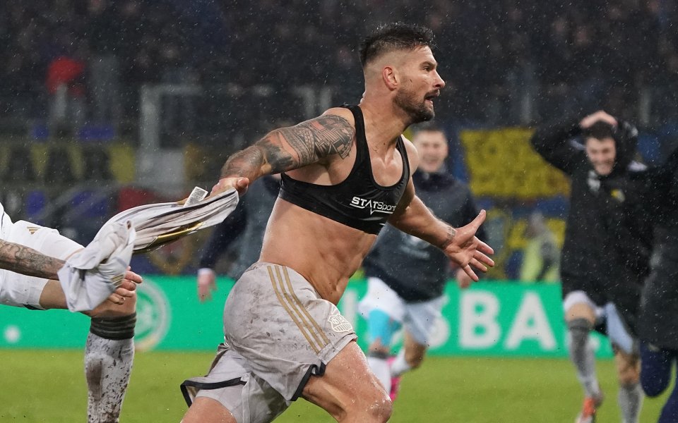 En interview à la fin du match, Kai Brünker ne