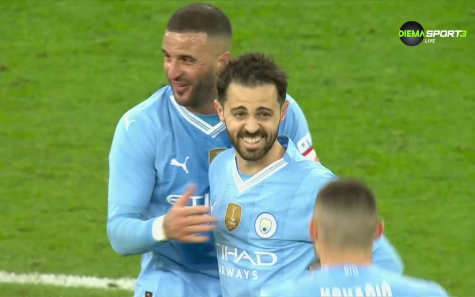 В 31-ата минута Бернардо Силва удвои аванса на домакините, след