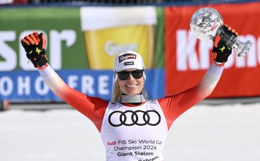Швейцарката Лара Гут Бехрами спечели Големия кристален глобус в Световната купа