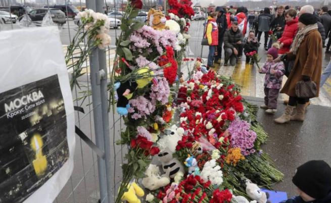 Ден на национален траур в Русия в памет на жертвите на атаката край Москва