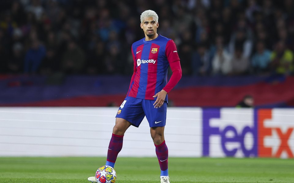 Защитникът на Барселона Роналд Араухо е основна част от състава