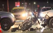 Катастрофа в София, моторист е в много тежко състояние