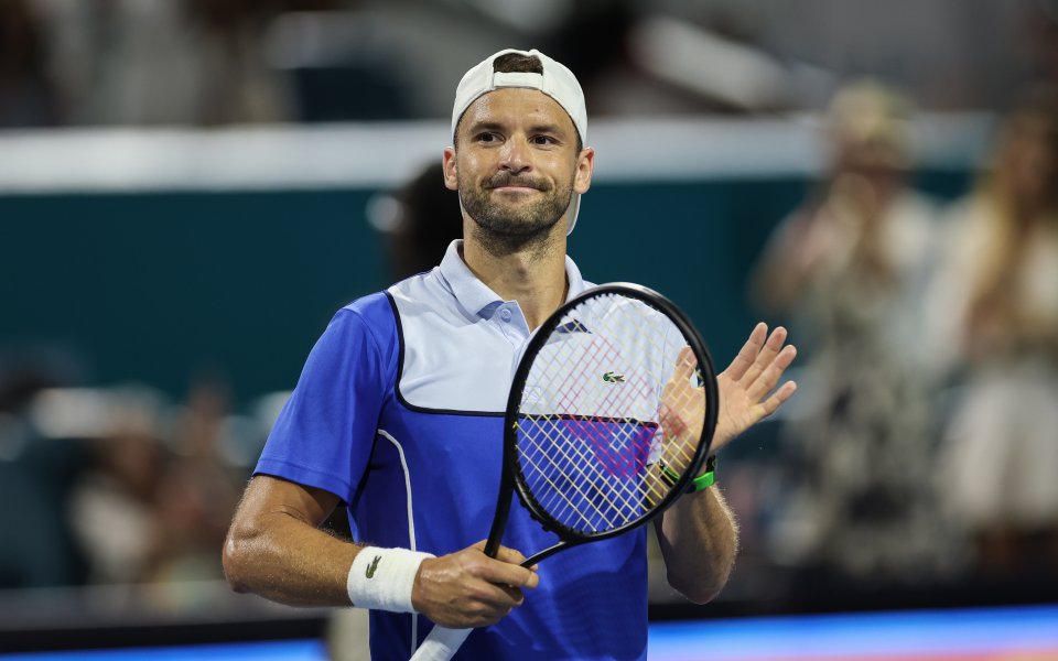 Най-добрият български тенисист Григор Димитров се изкачи в топ 10