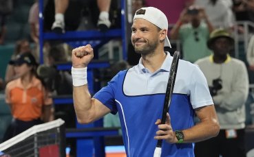 Българската звезда в световния тенис елит Григор Димитров не