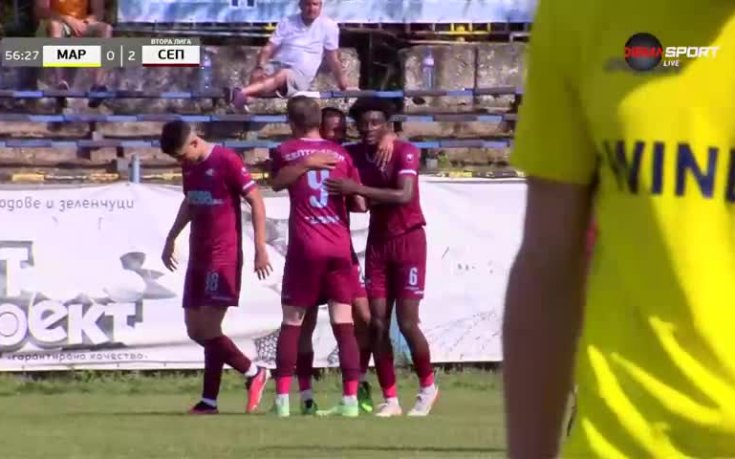 Много красив гол украси Марица - Септември