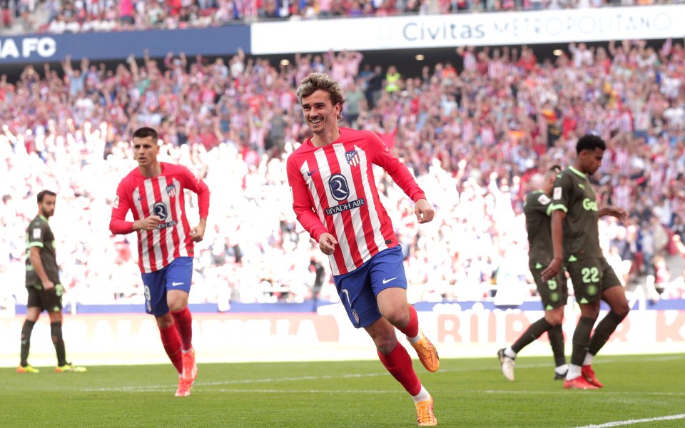 Атлетико Мадрид постигна важна победа с 3:1 над Жирона у