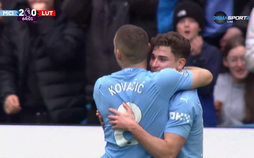 Манчестър Сити изпълни чудесен корнер в 63-а минута в двубоя