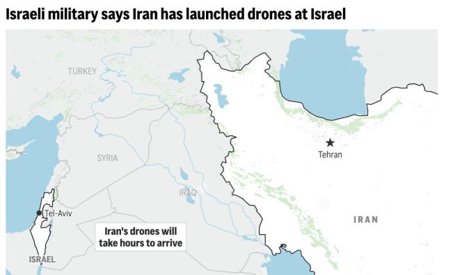 Иран с подробности за ракетите и дроновете, използвани при атаката срещу Израел
