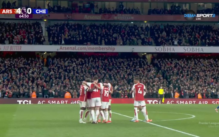 Няма край! Арсенал наниза четвърти на Челси