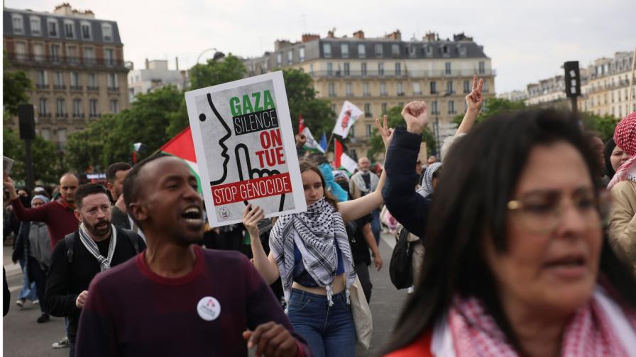 <p>Първомайски протести в Париж: Сблъсъци между полицията и протестиращите (ВИДЕО)</p>