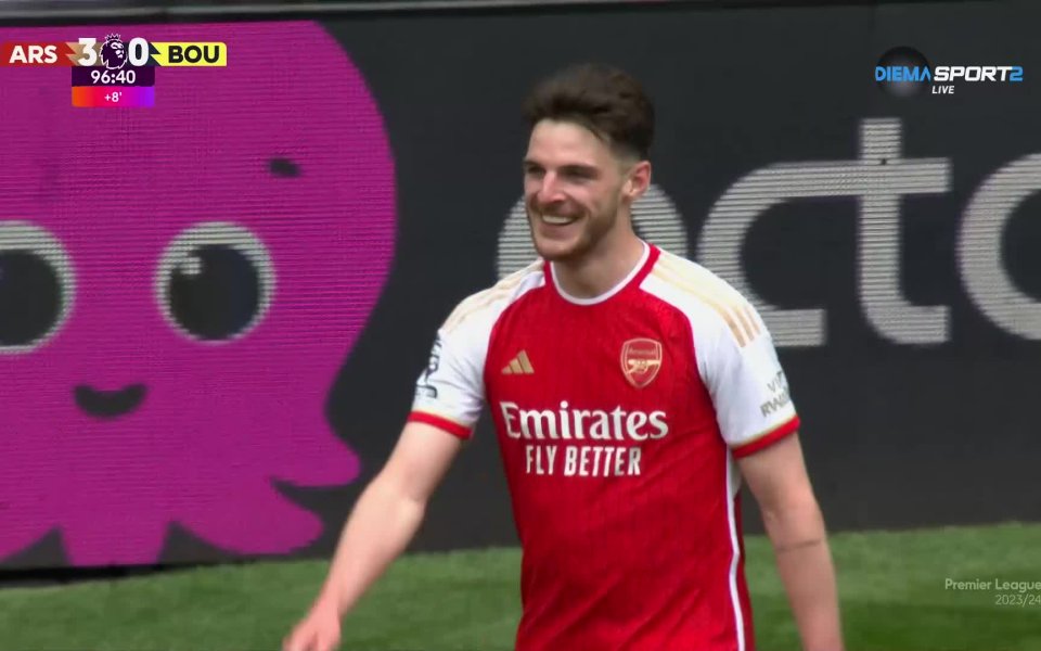 Арсенал победи Борнемут с 3:0 в мача от 36 кръг