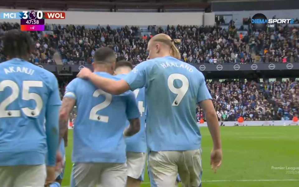 Във втората минута на добавеното време на първата част по