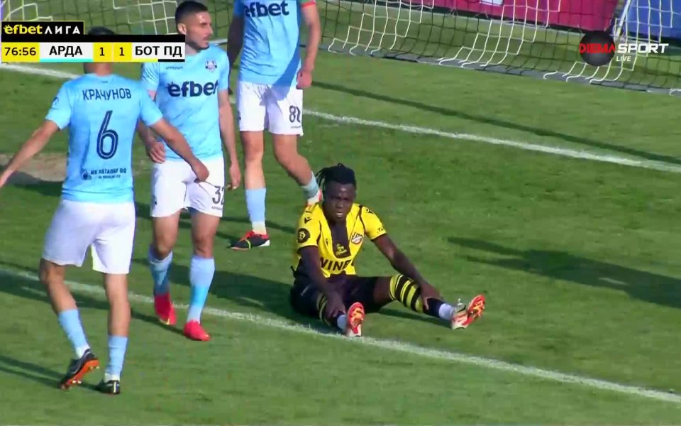 Ботев имаше изключителна възможност пак да поведе в резултата при