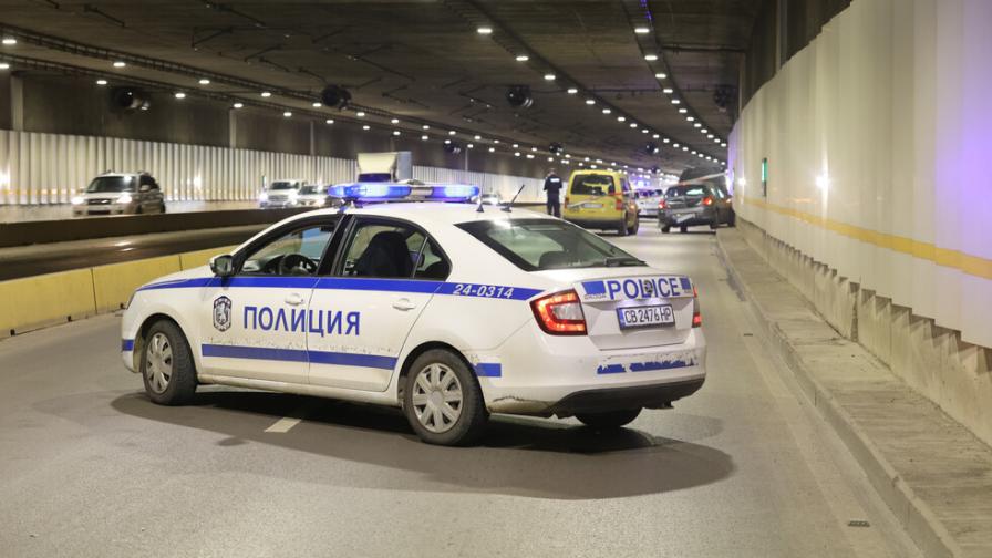 Верижна катастрофа в тунел „Люлин“ в София