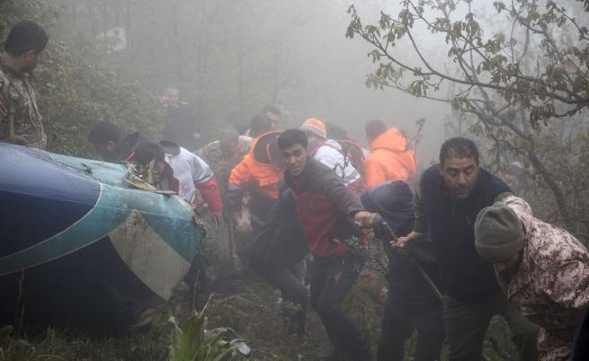  Операция по търсене на останките от падналия аероплан с Ебрахим Раиси 