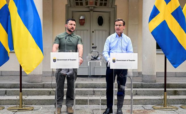 Швеция предоставя допълнителна подкрепа за Украйна