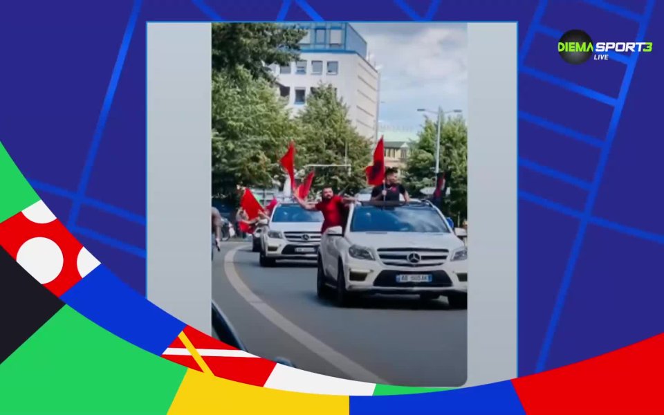 Албанските фенове нахлуха в Германия в последните и са готови