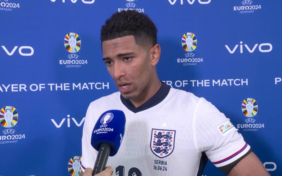 Звездата на Англия – Джуд Белингам, остана доволен от представянето