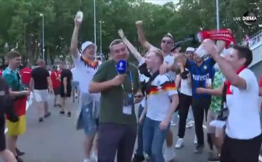 Атмосферата след победата на Германия над Унгария (видео)