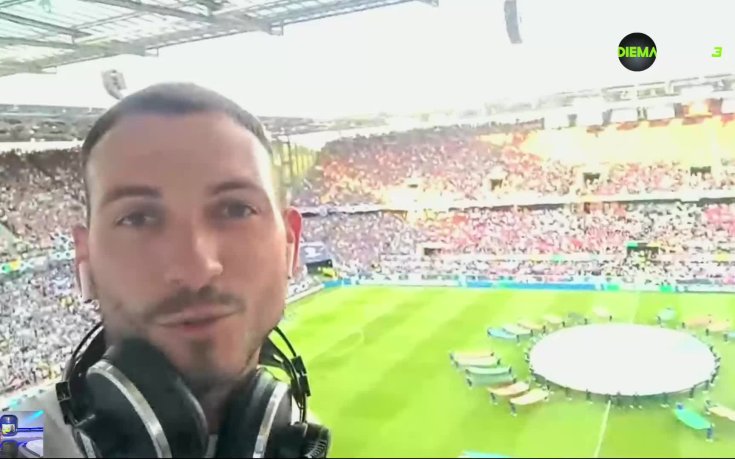 Уникалната атмосфера на стадиона в Кьолн преди Шотландия - Швейцария