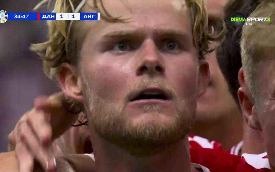 Дания вкара за 1:1 срещу Англия в мач от група